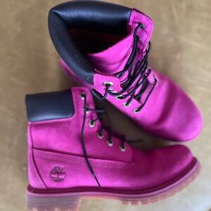 Pink Timberland Boots